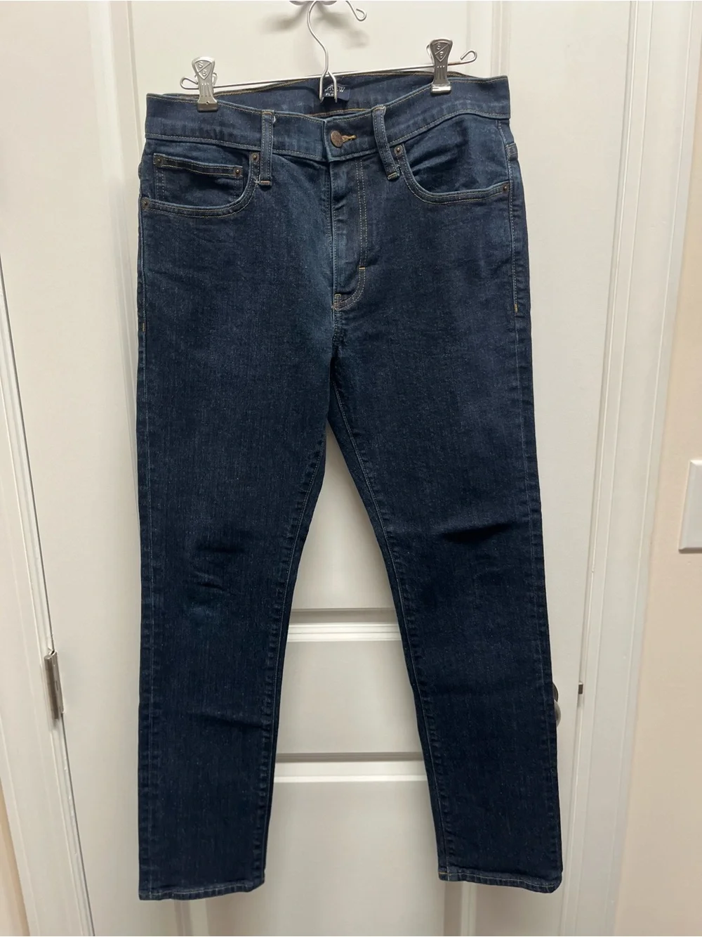 J. Crew Flex Straight Fit Jeans Men's 30x30 Dark Wash Blue Denim Re-Imagined